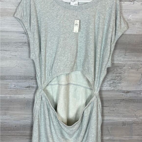 Aerie Gray Cutout Athletic Dress - Picture 2 of 4